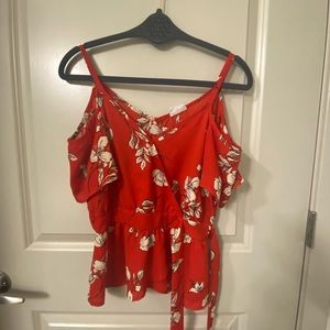 Summery off the shoulder tank top